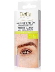 DELIA Eyebrow Expert marker do piegów z ekstraktem z henny 4ml 