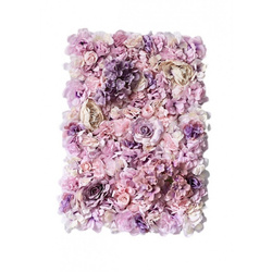 ECARLA Kwiatowa Ściana panel fiolet WK04 