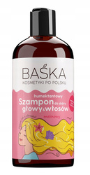 SOLVERX Baśka malinowa szampon do włosów humektantowy 500ml 