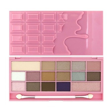 MAKEUP REVOLUTION I Heart Makeup Chocolate Palette paleta 16 cieni Pink Fizz 22g
