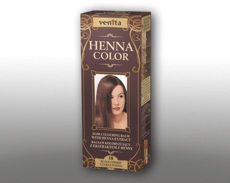 VENITA Henna Color balsam koloryzujący z naturalnym ekstraktem z henny 18 Czarna wiśnia