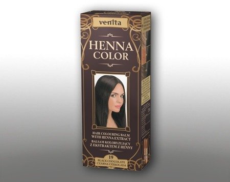 VENITA Henna Color balsam koloryzujący z naturalnym ekstraktem z henny 19 Czarna Czekolada